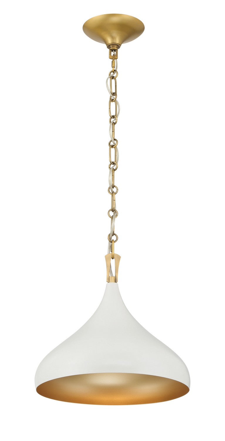 Minka-Lavery - 3931-879 - One Light Pendant - Cedar Lane - Off White Cream