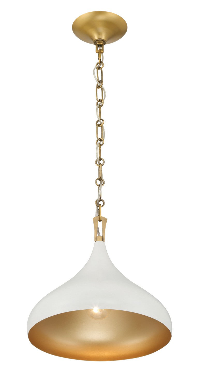 Minka-Lavery - 3931-879 - One Light Pendant - Cedar Lane - Off White Cream