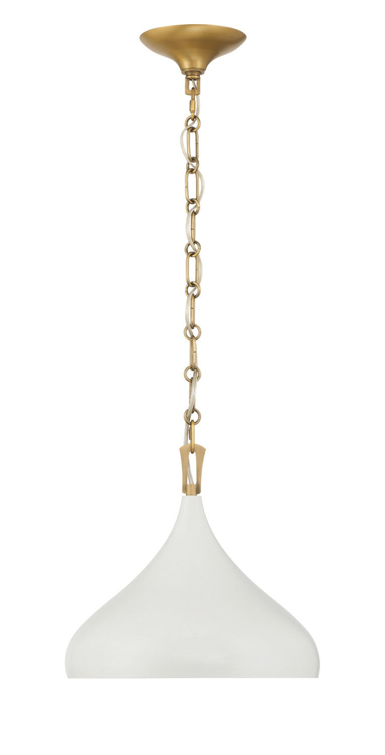 Minka-Lavery - 3931-879 - One Light Pendant - Cedar Lane - Off White Cream