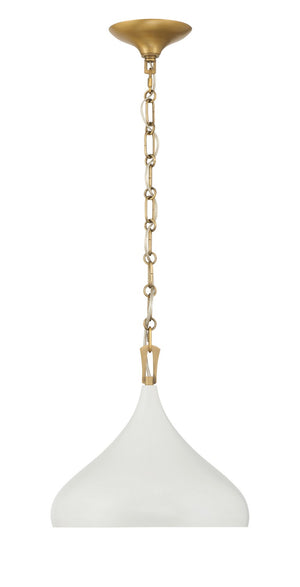 Minka-Lavery - 3931-879 - One Light Pendant - Cedar Lane - Off White Cream