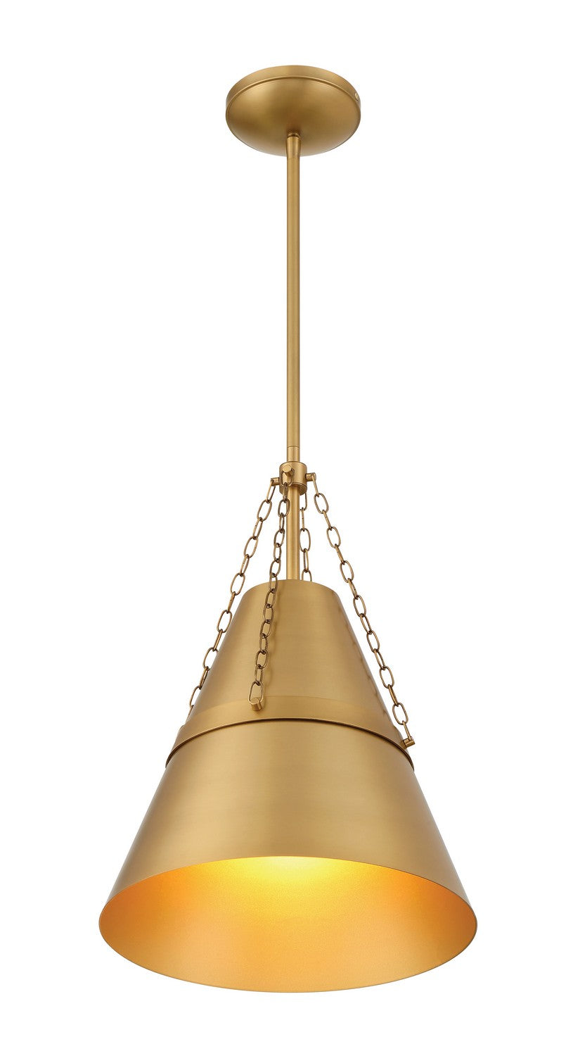Minka-Lavery - 3933-732 - One Light Pendant - Springfield - Legacy Brass