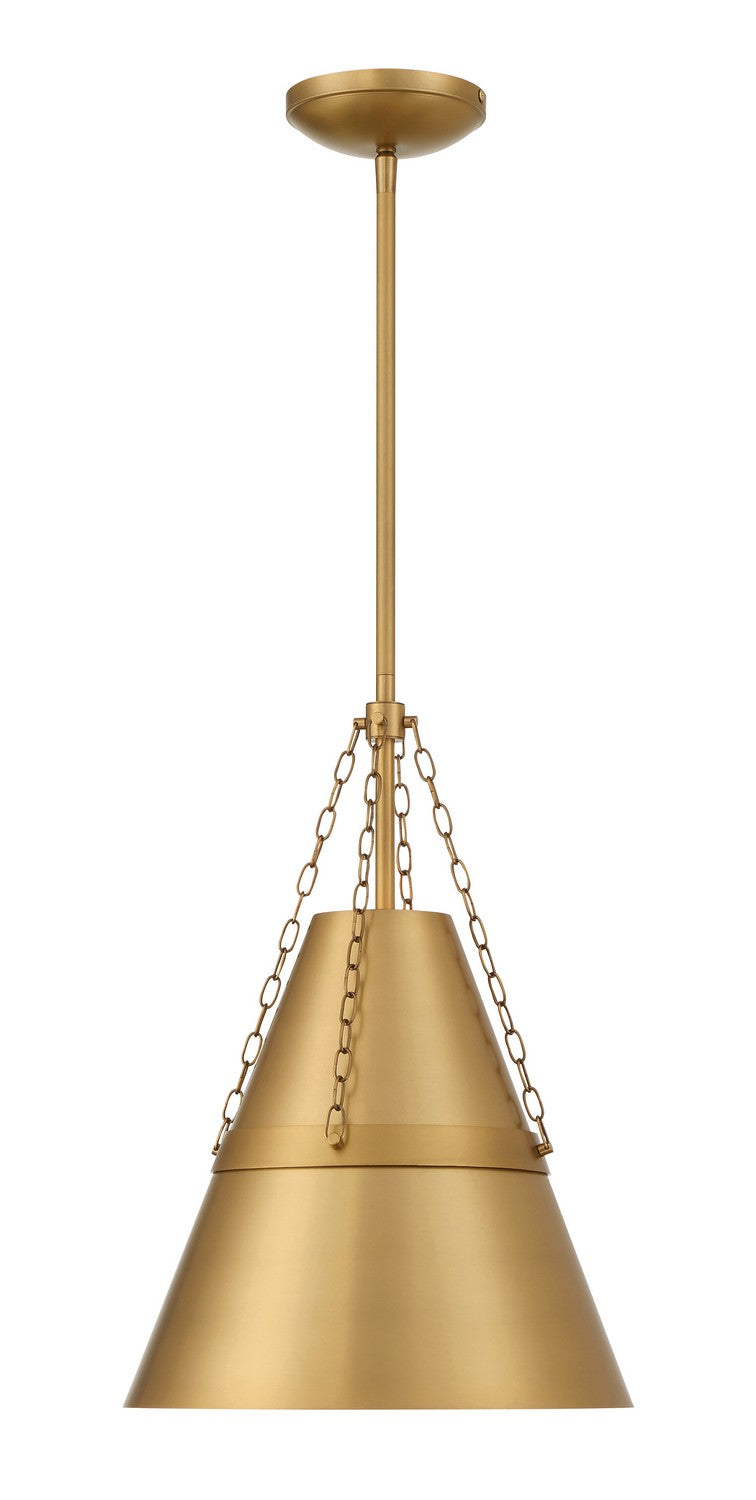 Minka-Lavery - 3933-732 - One Light Pendant - Springfield - Legacy Brass