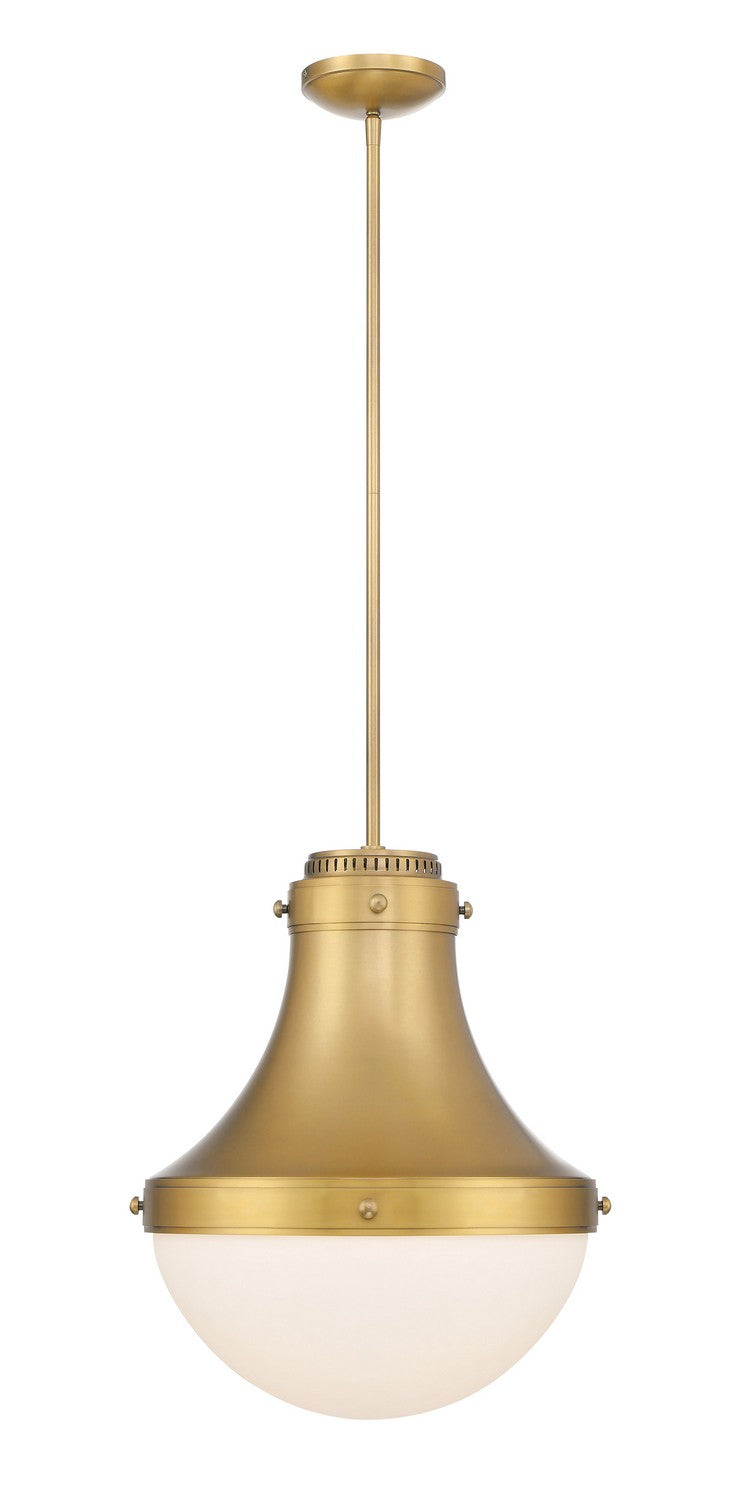 Minka-Lavery - 3934-732 - One Light Pendant - Purelight - Legacy Brass