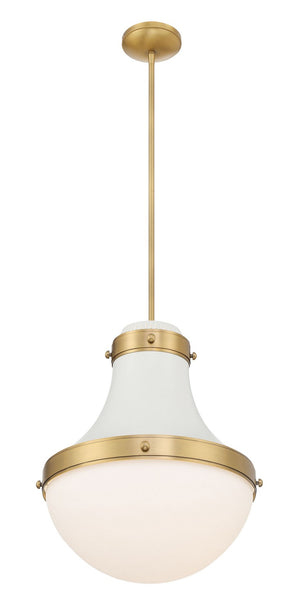 Minka-Lavery - 3934-879 - One Light Pendant - Purelight - Off White Cream