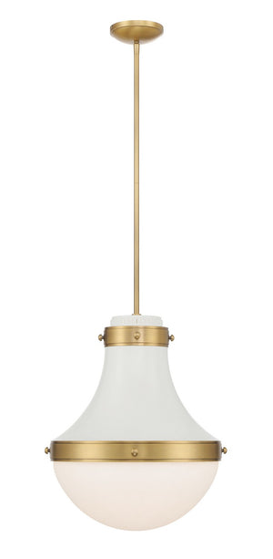 Minka-Lavery - 3934-879 - One Light Pendant - Purelight - Off White Cream