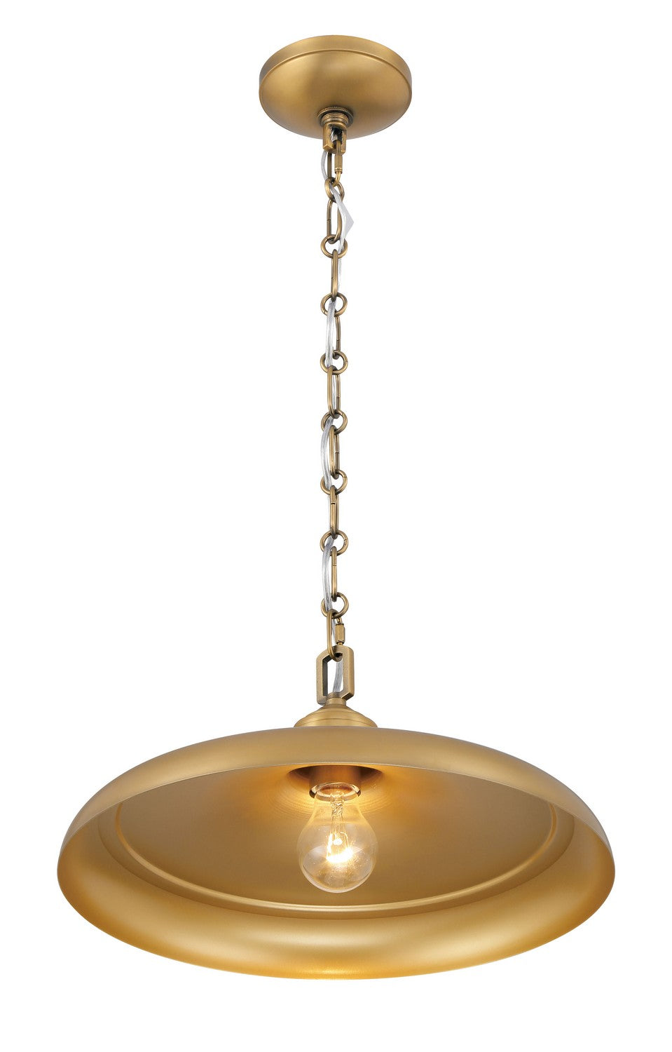 Minka-Lavery - 3935-732 - One Light Pendant - Crowne - Legacy Brass
