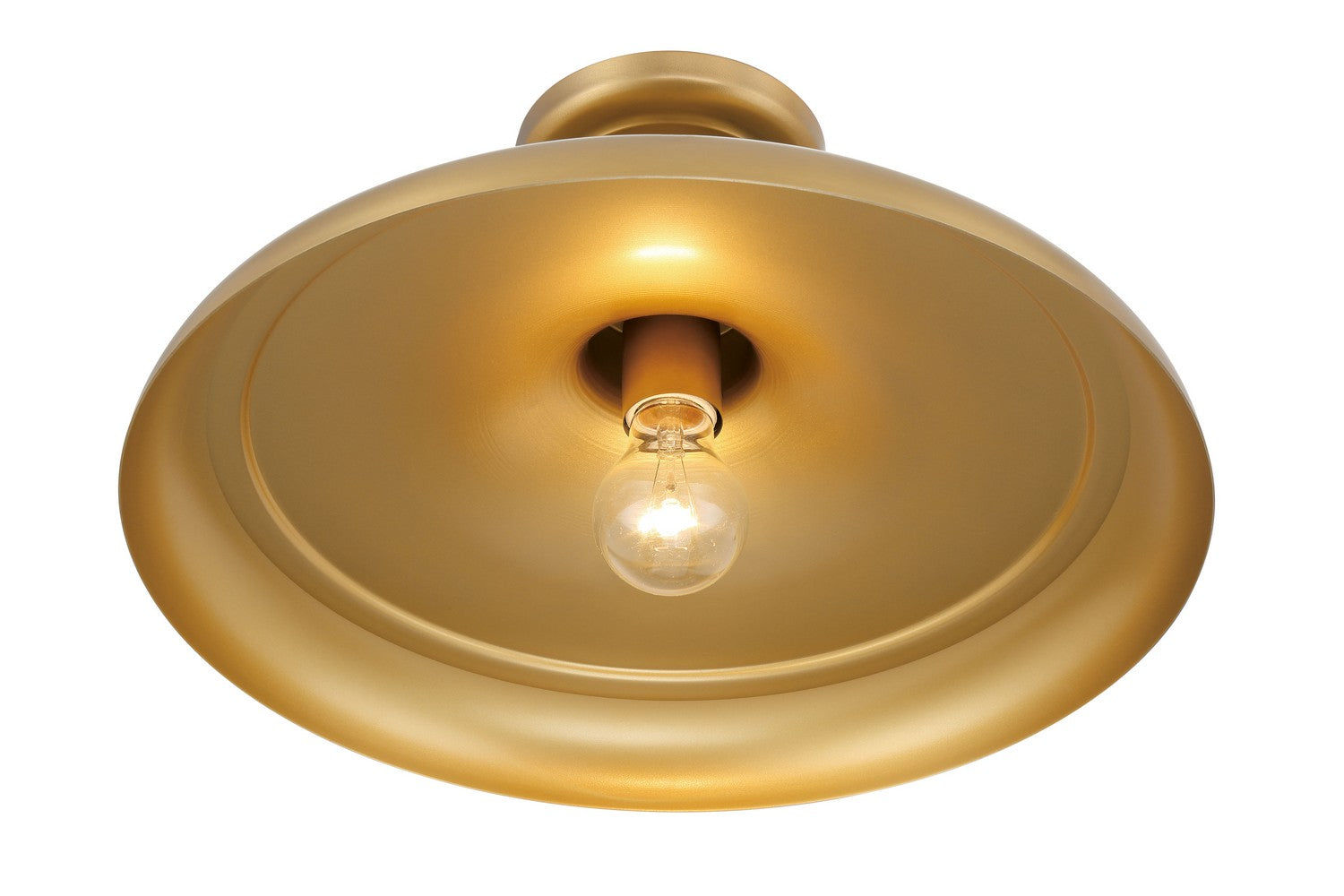 Minka-Lavery - 3936-732 - One Light Semi Flush Mount - Crowne - Legacy Brass