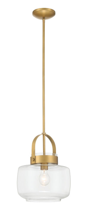 Minka-Lavery - 3937-732 - One Light Pendant - WickGlow - Legacy Brass