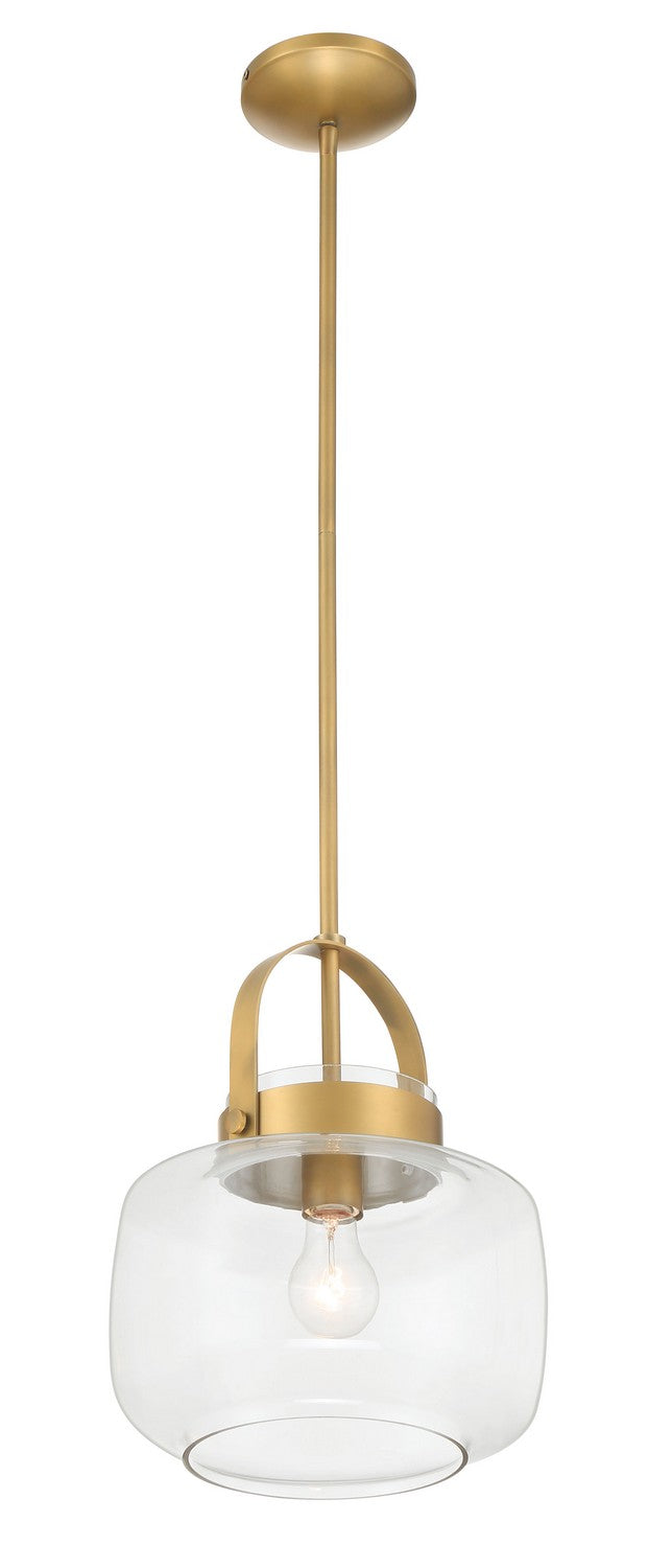 Minka-Lavery - 3937-732 - One Light Pendant - WickGlow - Legacy Brass