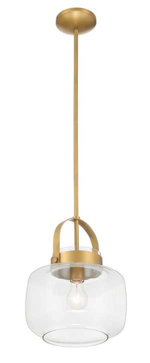 Minka-Lavery - 3937-732 - One Light Pendant - WickGlow - Legacy Brass
