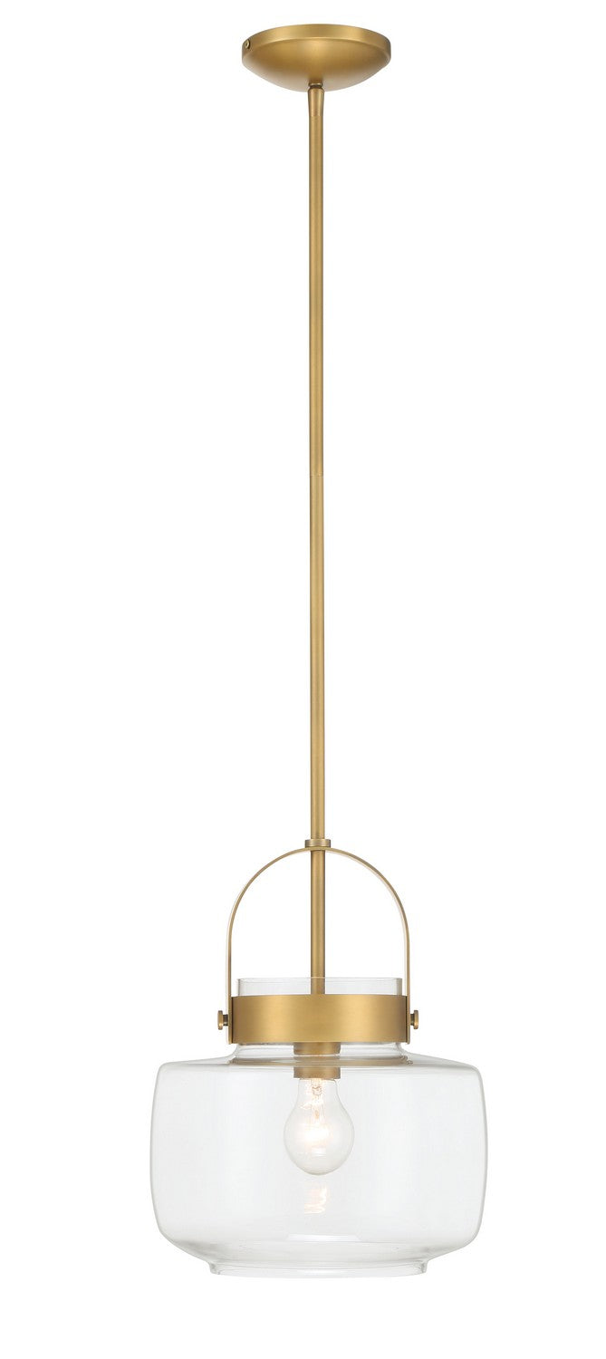 Minka-Lavery - 3937-732 - One Light Pendant - WickGlow - Legacy Brass