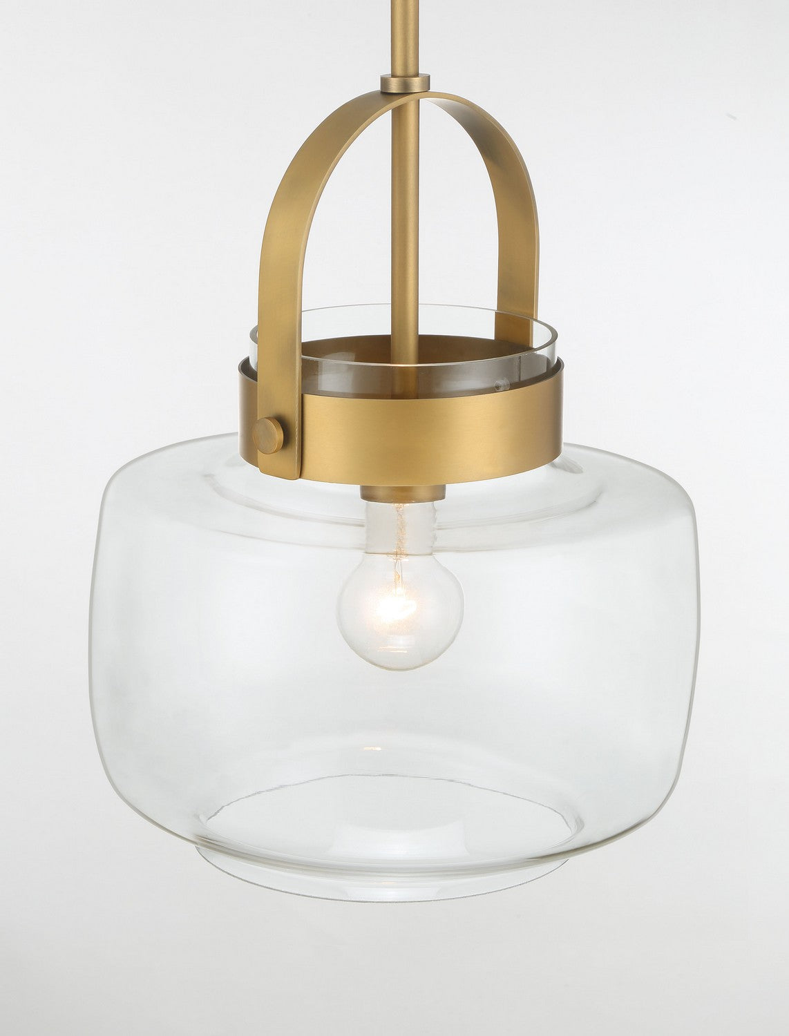 Minka-Lavery - 3937-732 - One Light Pendant - WickGlow - Legacy Brass