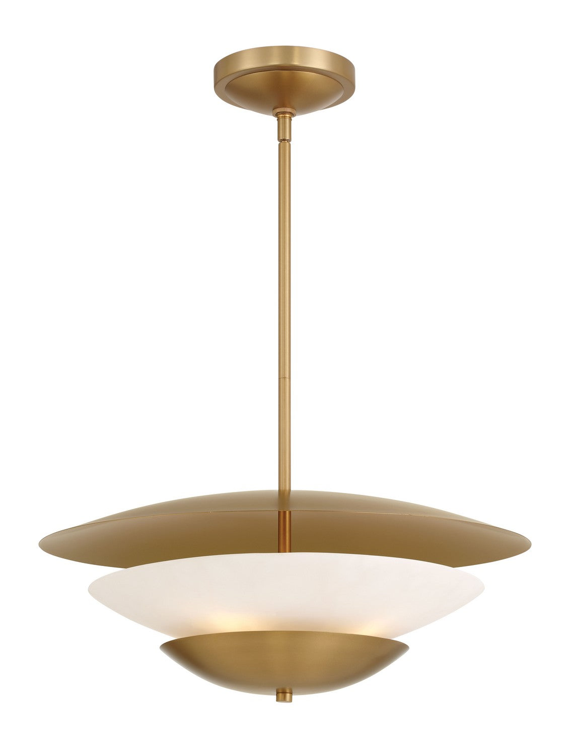 Minka-Lavery - 3944-732 - Four Light Pendant - Solara - Legacy Brass