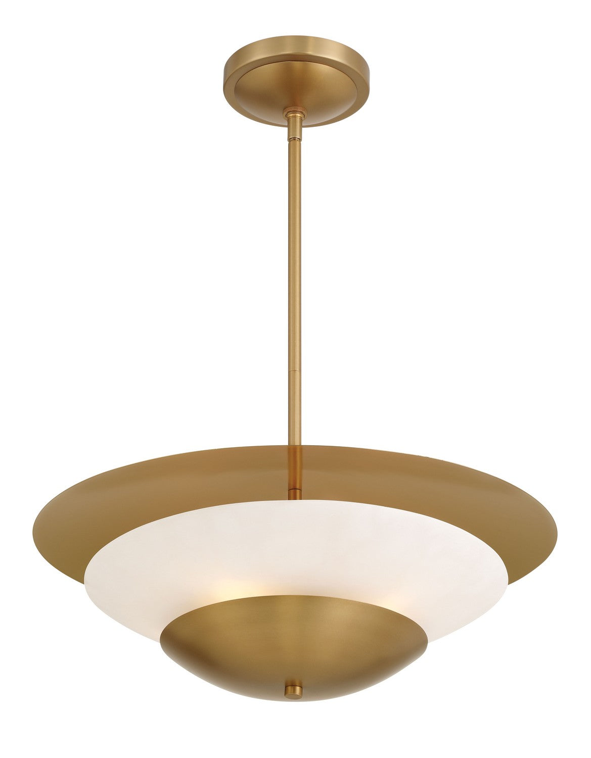 Minka-Lavery - 3944-732 - Four Light Pendant - Solara - Legacy Brass