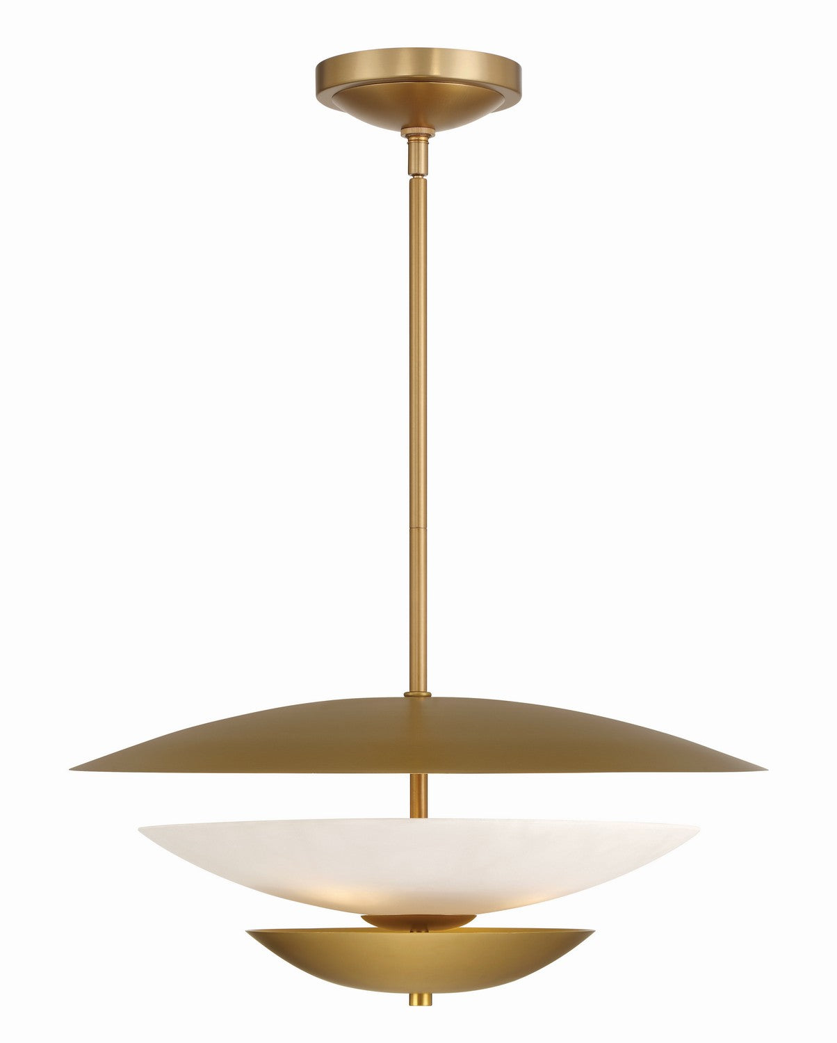 Minka-Lavery - 3944-732 - Four Light Pendant - Solara - Legacy Brass