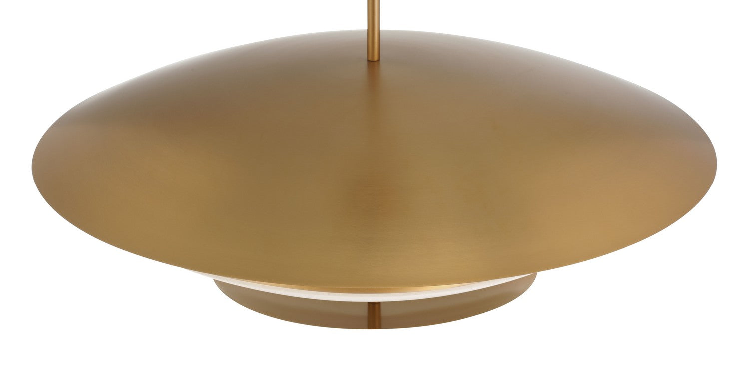 Minka-Lavery - 3945-732 - Five Light Pendant - Solara - Legacy Brass