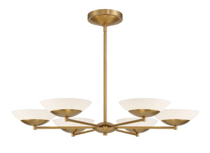 Minka-Lavery - 3946-732 - LED Chandelier - Solara - Legacy Brass