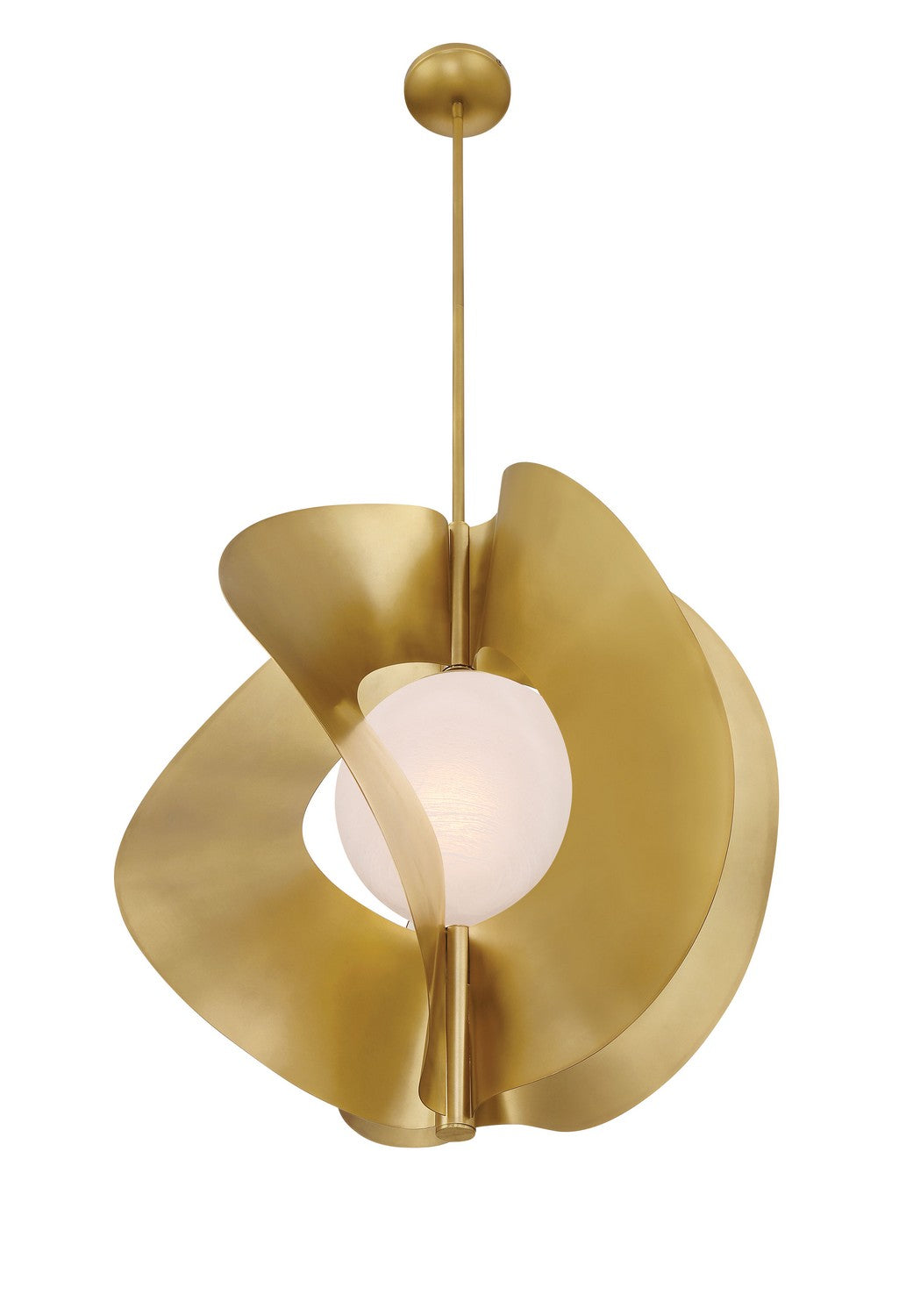 Minka-Lavery - 3951-732 - One Light Pendant - Gloria - Legacy Brass