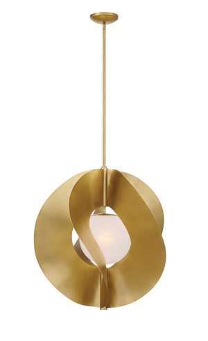 Minka-Lavery - 3951-732 - One Light Pendant - Gloria - Legacy Brass