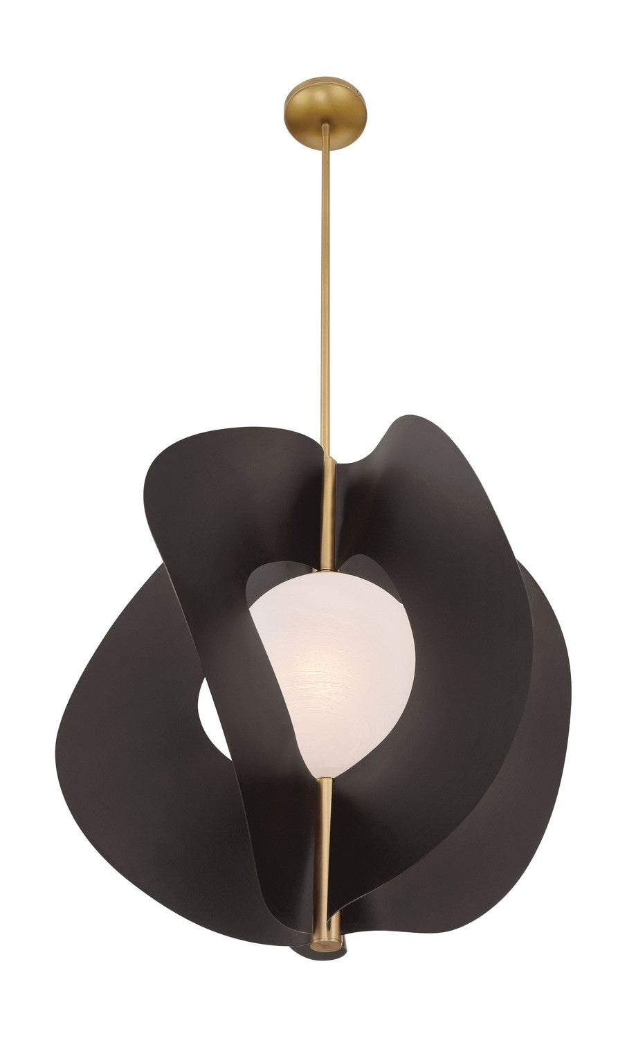 Minka-Lavery - 3951-855 - One Light Pendant - Gloria - Dark Bronze
