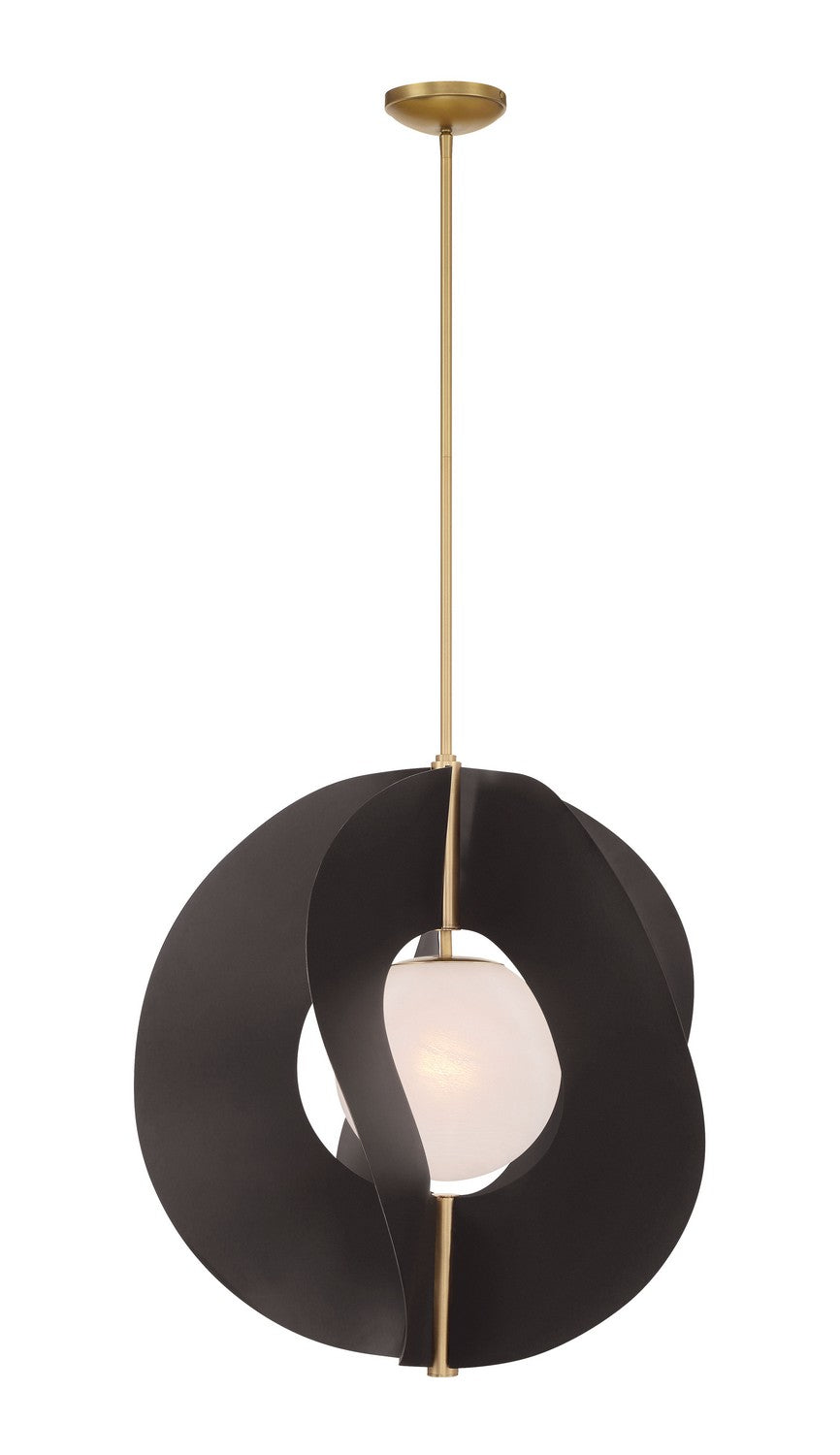 Minka-Lavery - 3951-855 - One Light Pendant - Gloria - Dark Bronze