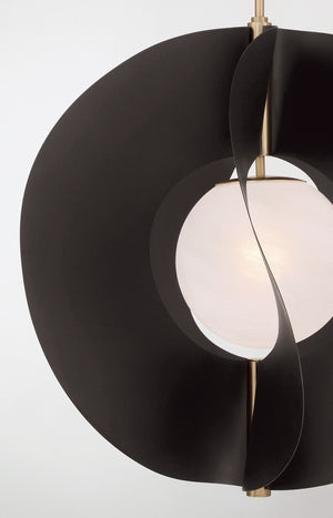 Minka-Lavery - 3951-855 - One Light Pendant - Gloria - Dark Bronze