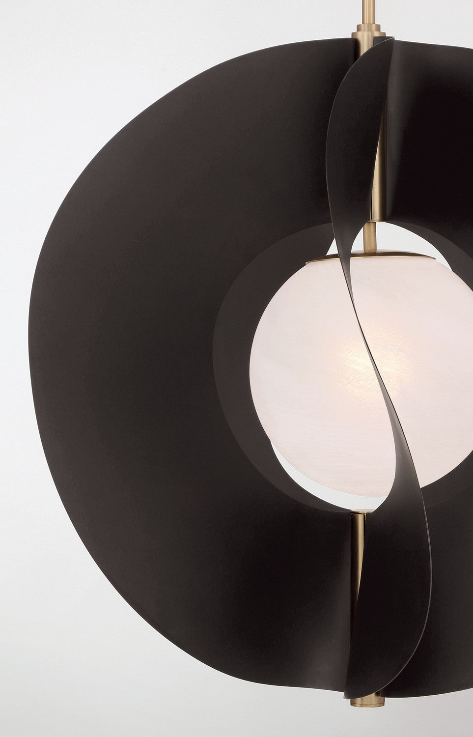 Minka-Lavery - 3951-855 - One Light Pendant - Gloria - Dark Bronze