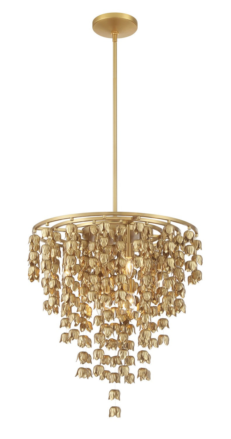 Minka-Lavery - 3966-732 - Eight Light Pendant - Ashgrove - Legacy Brass