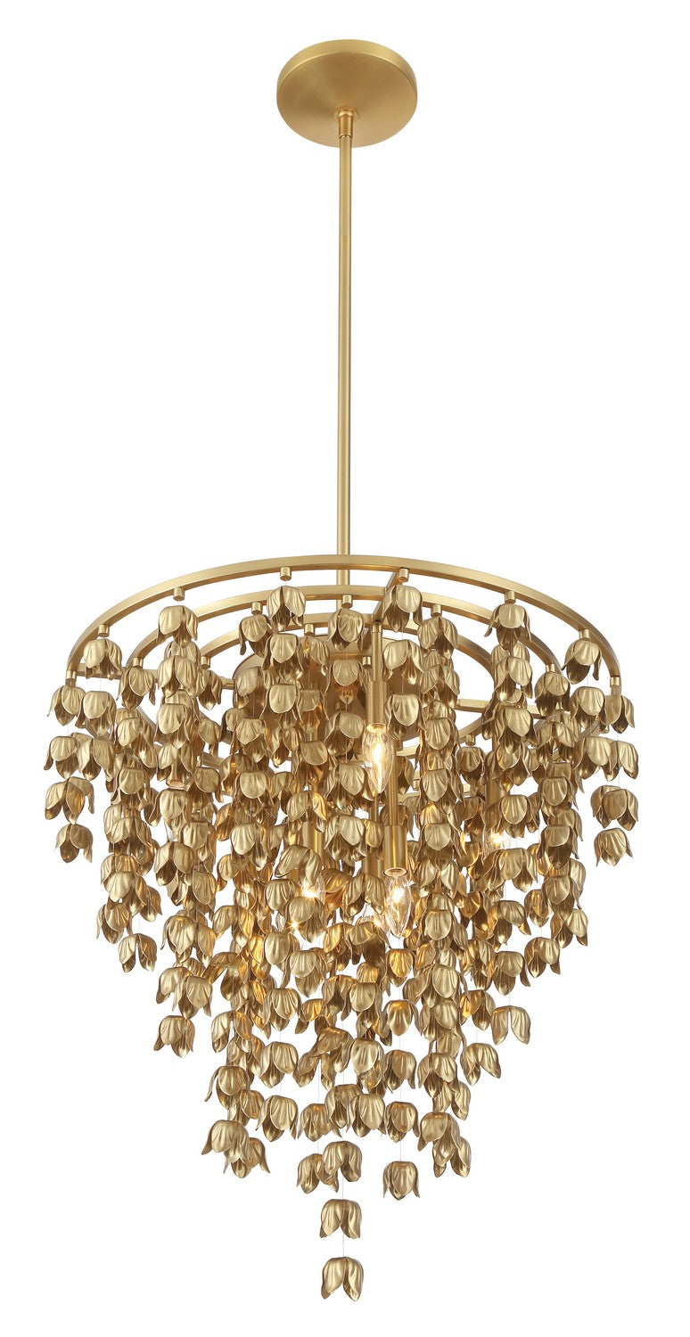 Minka-Lavery - 3966-732 - Eight Light Pendant - Ashgrove - Legacy Brass