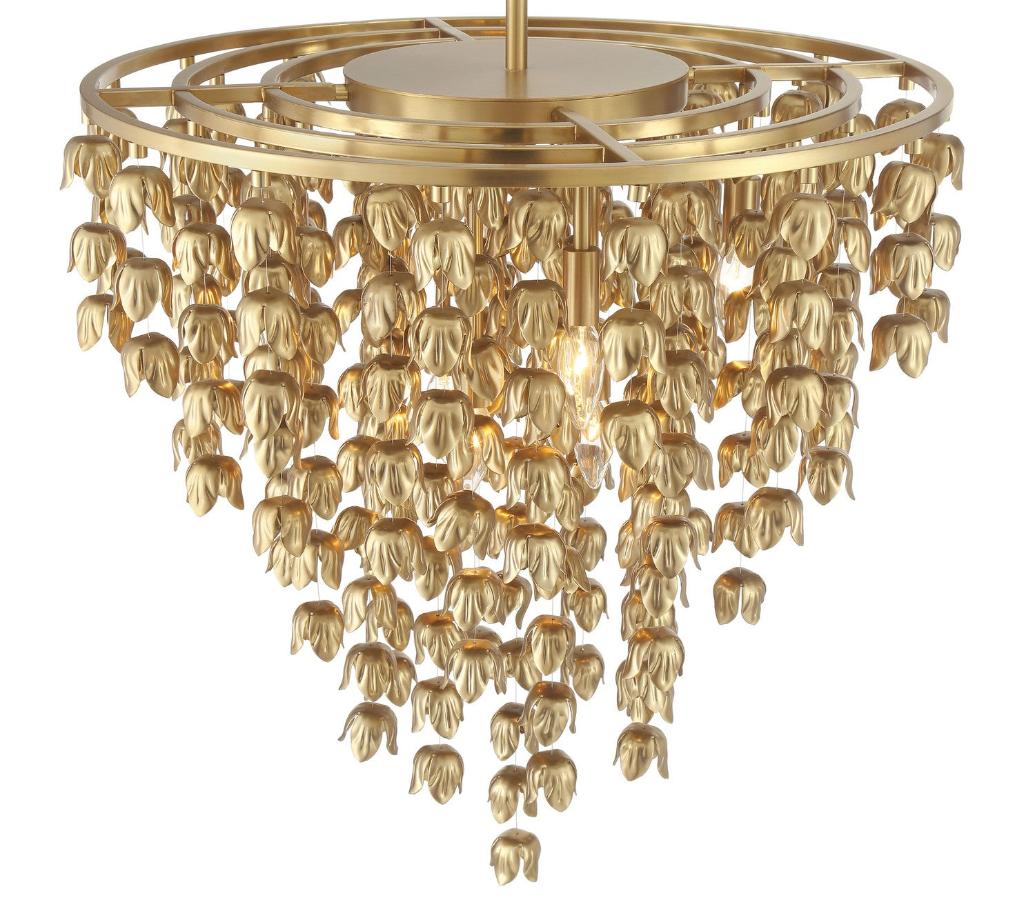 Minka-Lavery - 3966-732 - Eight Light Pendant - Ashgrove - Legacy Brass