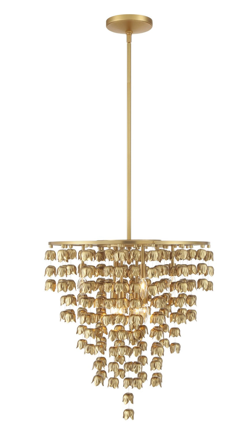 Minka-Lavery - 3966-732 - Eight Light Pendant - Ashgrove - Legacy Brass