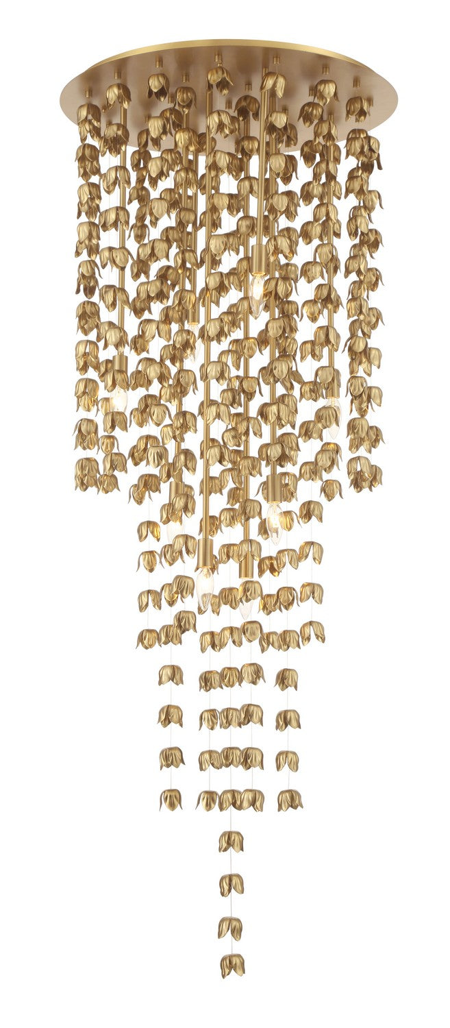 Minka-Lavery - 3967-732 - Eight Light Pendant - Ashgrove - Legacy Brass