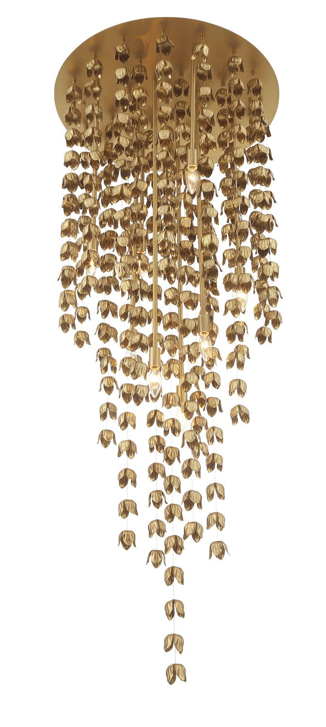 Minka-Lavery - 3967-732 - Eight Light Pendant - Ashgrove - Legacy Brass