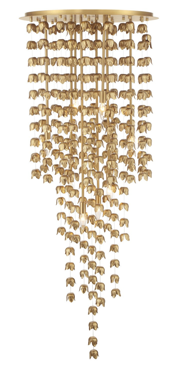 Minka-Lavery - 3967-732 - Eight Light Pendant - Ashgrove - Legacy Brass