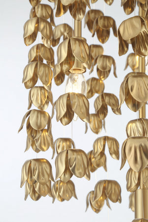 Minka-Lavery - 3967-732 - Eight Light Pendant - Ashgrove - Legacy Brass