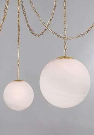 Minka-Lavery - 5219-732 - Five Light Pendant - Marbelle - Legacy Brass