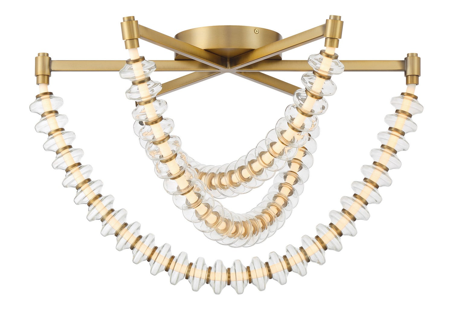 Minka-Lavery - 5645-732-L - LED Flush Mount - Pearl - Legacy Brass