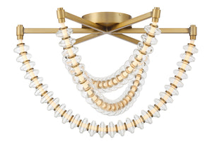 Minka-Lavery - 5645-732-L - LED Flush Mount - Pearl - Legacy Brass