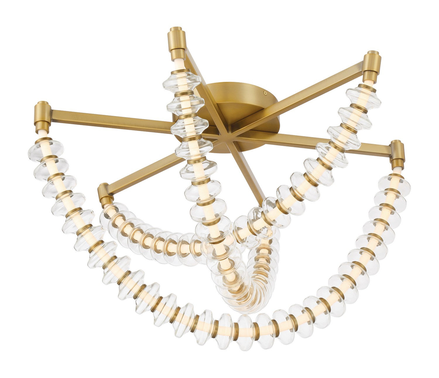 Minka-Lavery - 5645-732-L - LED Flush Mount - Pearl - Legacy Brass