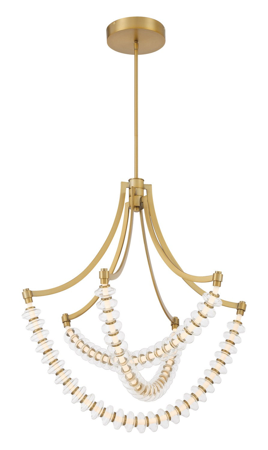 Minka-Lavery - 5646-732-L - LED Chandelier - Pearl - Legacy Brass