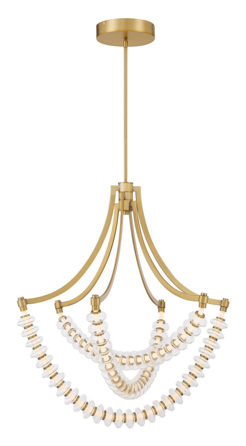 Minka-Lavery - 5646-732-L - LED Chandelier - Pearl - Legacy Brass