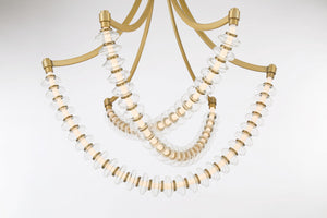 Minka-Lavery - 5646-732-L - LED Chandelier - Pearl - Legacy Brass