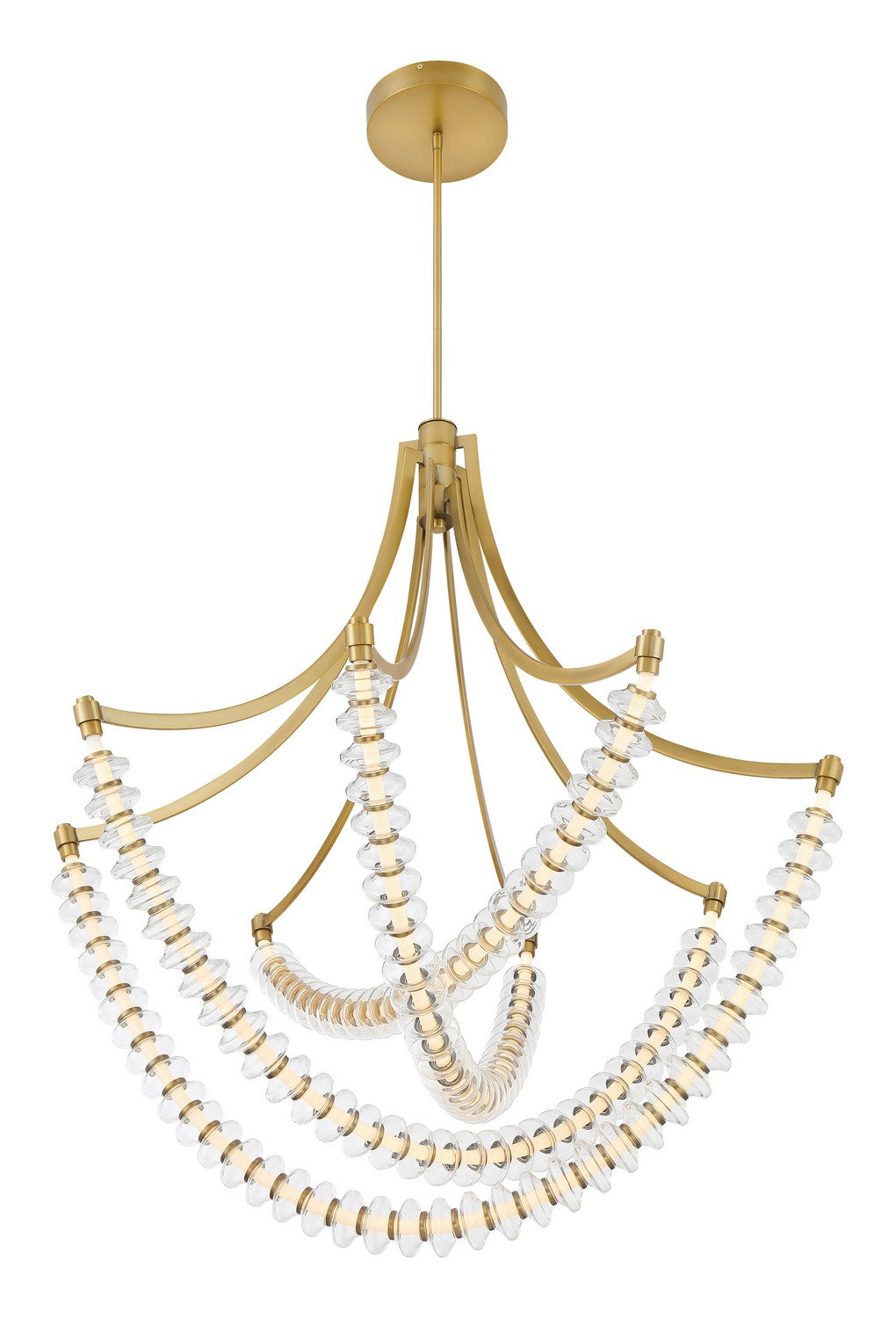 Minka-Lavery - 5647-732-L - LED Chandelier - Pearl - Legacy Brass