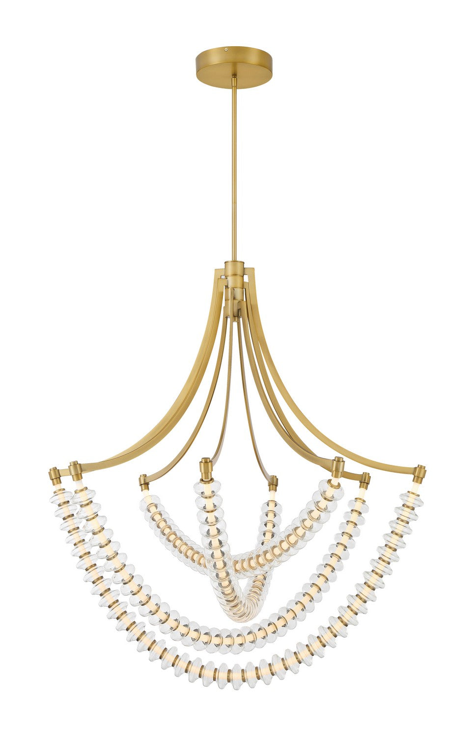 Minka-Lavery - 5647-732-L - LED Chandelier - Pearl - Legacy Brass