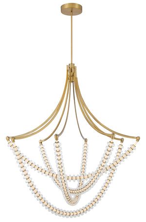 Minka-Lavery - 5648-732-L - LED Chandelier - Pearl - Legacy Brass