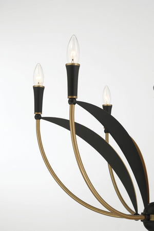 Minka-Lavery - 5696-782 - Six Light Chandelier - Miller - Legacy Brass