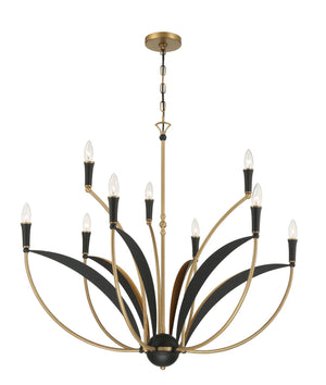 Minka-Lavery - 5699-782 - Nine Light Chandelier - Miller - Legacy Brass