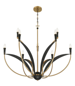 Minka-Lavery - 5699-782 - Nine Light Chandelier - Miller - Legacy Brass