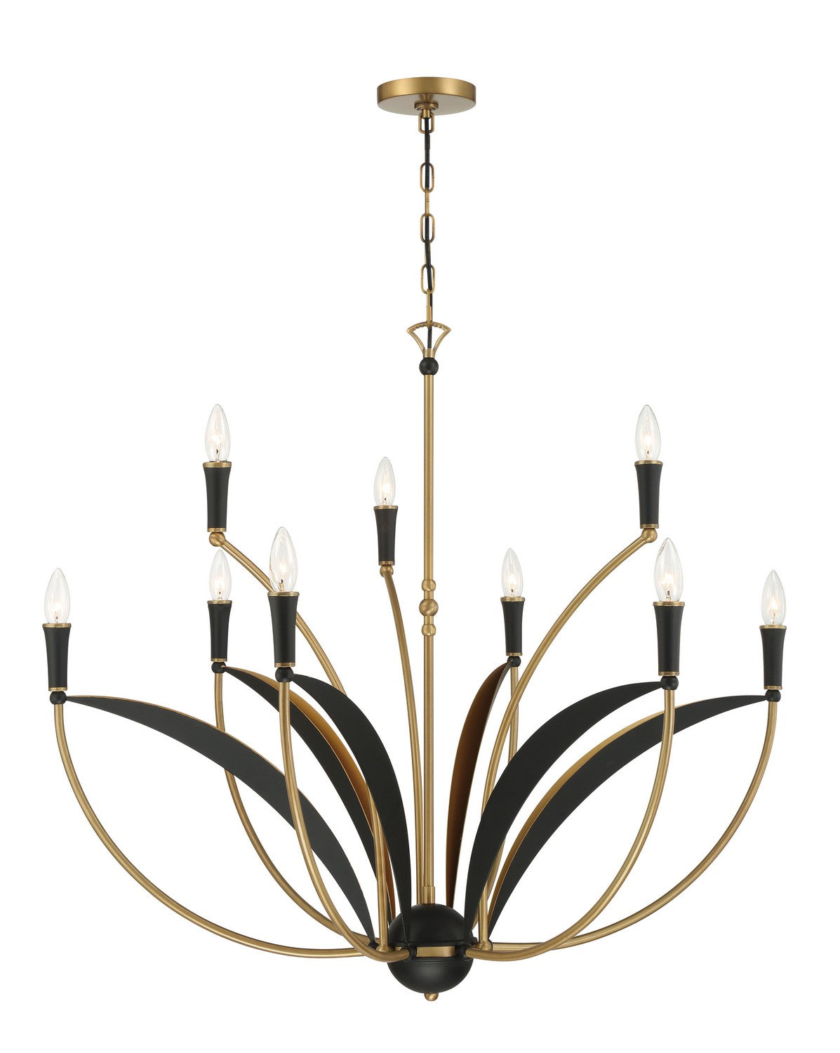 Minka-Lavery - 5699-782 - Nine Light Chandelier - Miller - Legacy Brass