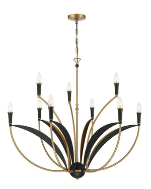 Minka-Lavery - 5699-782 - Nine Light Chandelier - Miller - Legacy Brass